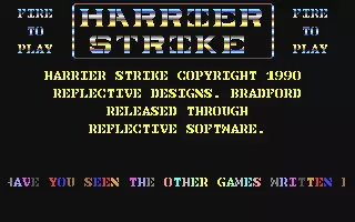 jeu Harrier Strike jeu Harrier Strike